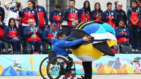 Fiu participó con el Team Chile de los Juegos Parapanamericanos.

