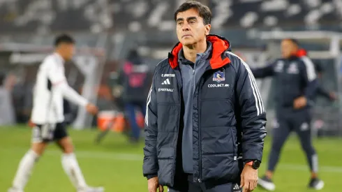 Gustavo Quinteros habló del estado de la cancha del Monumental.
