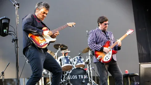 Fotos: Los Tres tuvieron exitoso concierto gratuito en Plaza Ñuñoa.
