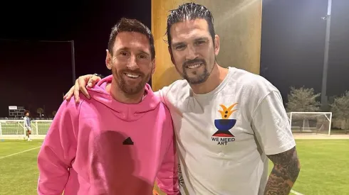 Mark González compartió con Messi en Miami
