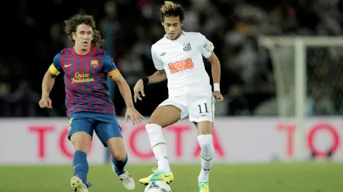 Neymar se lució en sus inicios en el Santos jugando con el '11'.
