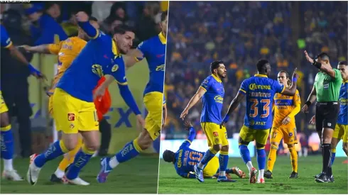 Diego Valdés sufrió con violenta táctica de Tigres. 
