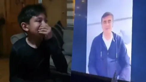 Quinteros le mandó un afectuoso mensaje a un hincha albo.
