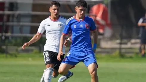 Flavio Moya, uno de los juveniles de Universidad de Chile que hará la pretemporada con el primer equipo. 
