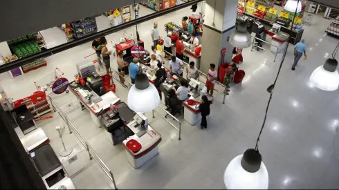 Compras en un supermercado
