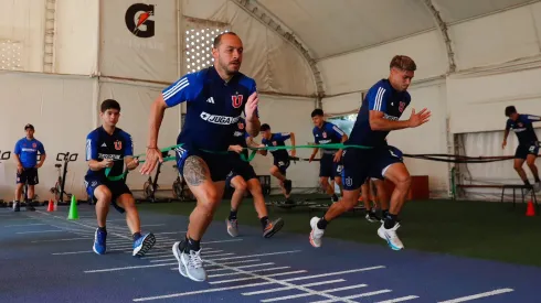 El plantel de la U sigue trabajando en la pretemporada.
