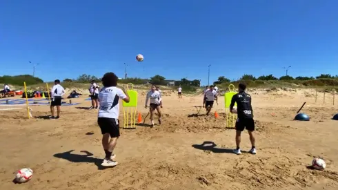 El Cacique vive una dura pretemporada en Uruguay.

