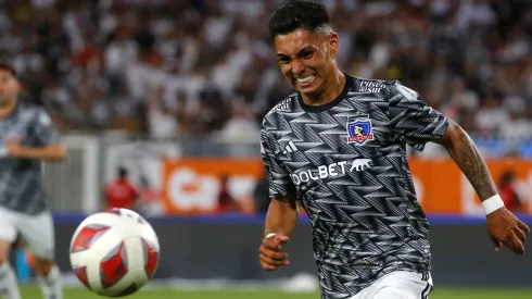 Futbol, Colo Colo vs Nublense.<br />
Fecha 3, campeonato Nacional 2023.<br />
El jugador de Colo Colo Jordhy Thompson es fotografiado durante el partido de primera division contra Nublense disputado en el estadio Monumental en Santiago, Chile.<br />
13/02/2023<br />
Jonnathan Oyarzun/Photosport
Football, Colo Colo vs Nublense.<br />
3nd turn, 2023 National Championship.<br />
Colo Colo's player Jordhy Thompson is pictured during the first division match against Nublense at the Monumental stadium in Santiago, Chile.<br />
13/02/2023<br />
Jonnathan Oyarzun/Photosport
