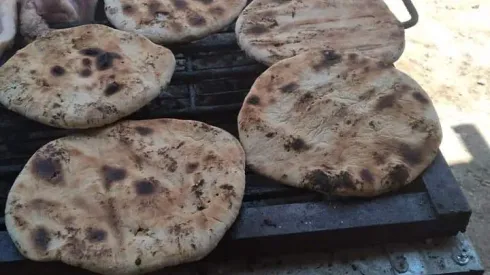 Receta de churrascas paso a paso.
