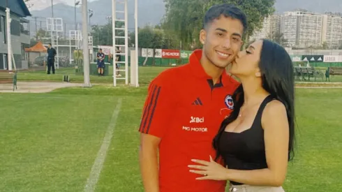 Lucas Assadi y su novia Mitzumi en Juan Pinto Durán.
