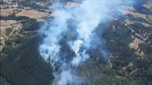 ¿Dónde es el incendio forestal de hoy?
