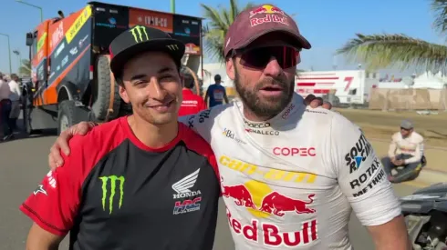 José Ignacio Cornejo y Francisco López, los chilenos mejor ubicados del Dakar 2024.
