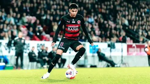 Darío Osorio jugó el primer tiempo en duelo del Midtjylland ante Aalborg.
