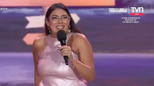 Monse Jerez debutó en el humor en el Patagual. 
