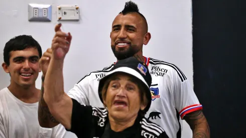 El King fue el mejor regalo de cumpleaños para María Colo Colo.
