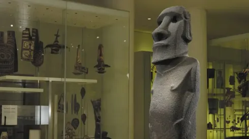 Moai del museo británico
