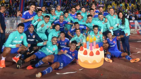 La U es puros festejos en la pretemporada: saca torta para sus cumpleañeros.
