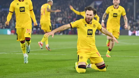 Golazo de Brereton a los 20 segundos no le sirvió al Sheffield contra Crystal Palace.
