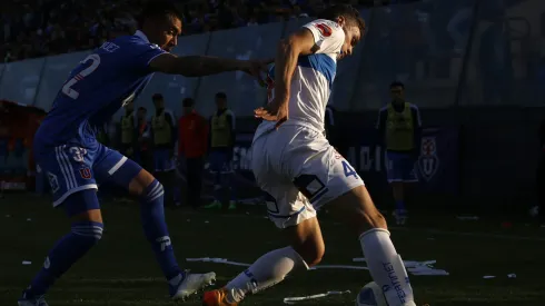 Diego Ossa jugando la Copa Chile 2022, ante Universidad de Chile.
