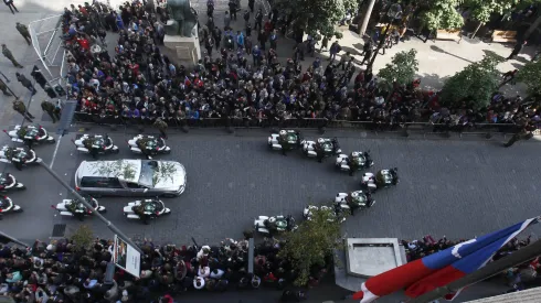 Imagen del Funeral de Estado del expresidente Patricio Aylwin.
