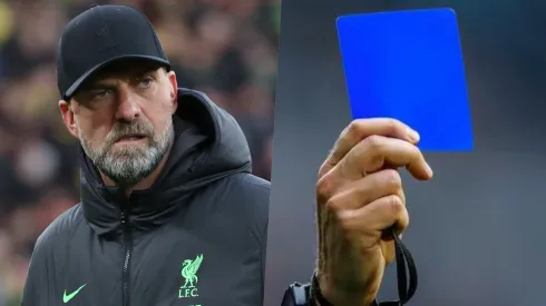 Klopp no está ni ahí con esta nueva tarjeta azul.
