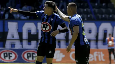 Gutiérrez y Roco defendiendo a Huachipato contra la U
