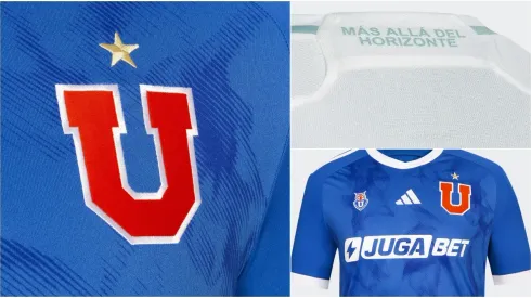 Las nuevas camisetas de la U para el 2024.
