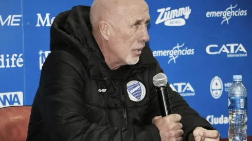 Daniel Oldrá en conferencia de prensa de Godoy Cruz
