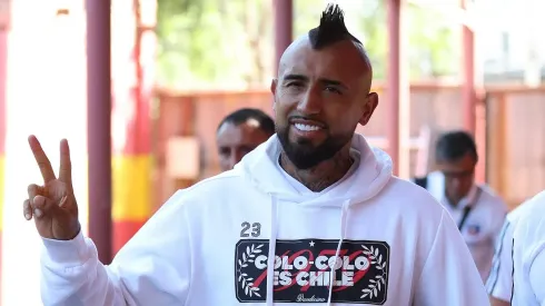 Arturo Vidal transmite mucha confianza al plantel de Colo Colo
