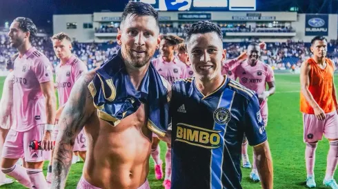 Messi y el nuevo refuerzo de la UC: Joaquín Torres en su paso por la MLS.
