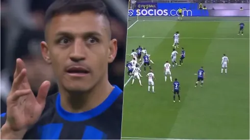 Alexis Sánchez se matriculó con una joya de asistencia en el Inter.
