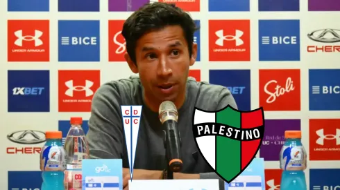 Nicolás Núñez y la previa de Católica contra Palestino.
