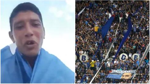 Jesús viaja a pie desde Mendoza para ver a Godoy Cruz ante Colo Colo.
