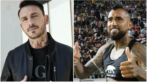 Pinilla le hizo un queque a Vidal.
