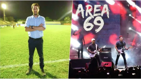 Norman Rieder, presidente de Sportivo Trinidense y su vínculo con la música punk.
