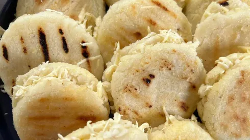 Receta de arepas.
