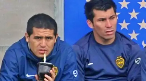 Riquelme fue compañero de Gary en Boca Juniors.
