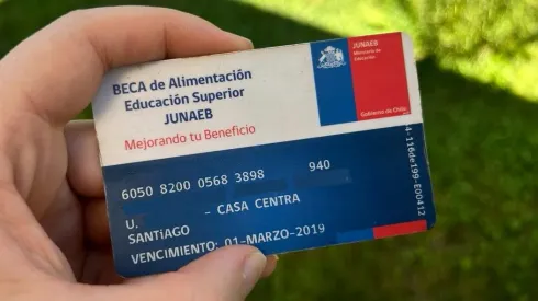Tarjeta Junaeb
