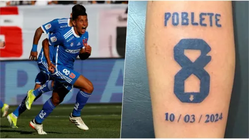 Histórico gol de Israel Poblete generó tatuaje en hincha de la U.
