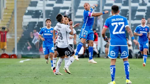 Marcelo Díaz y su particular forma de revivir el Superclásico.
