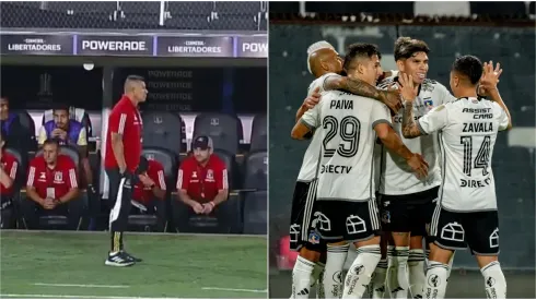 Jorge Almirón no quiso ver el gol de penal de Carlos Palacios.
