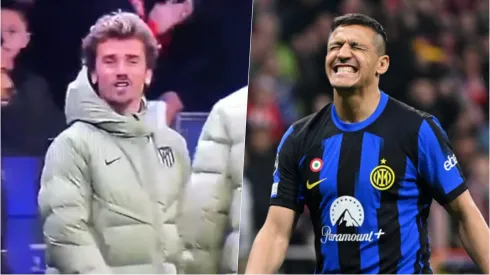 Antoine Griezmann reprochó con mucho gusto a Alexis Sánchez por su fallo desde los 12 pasos. 
