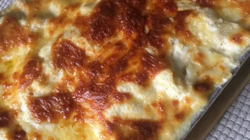 Receta de lasaña paso a paso.
