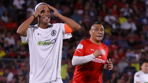 Ronaldinho en el Well Fest.
