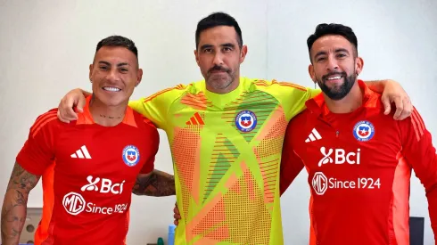 Vargas, Bravo e Isla, tres de la generación dorada que volvieron con el Tigre Gareca.
