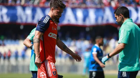Juan Pablo Gómez se lesionó en un amistoso contra Huachipato, en el mes de febrero.
