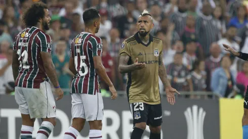 Vidal fue pifiado por hinchas de Fluminense en el Maracaná.
