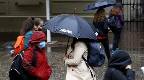 Lluvia en Santiago
