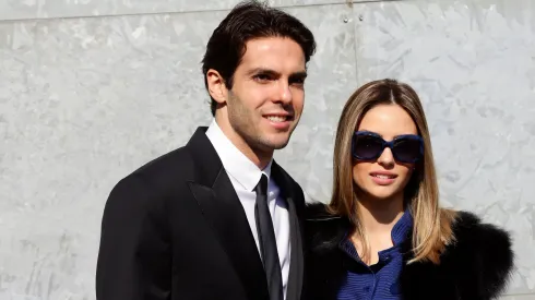 Kaká durante su período de casado con Caroline Celico.
