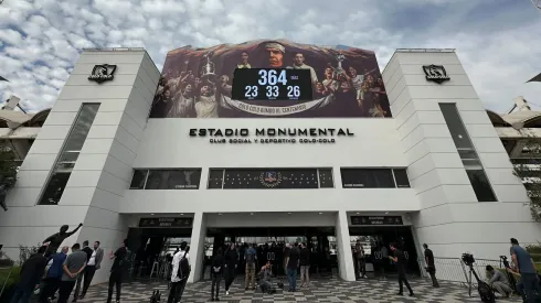 Colo Colo presentó una nueva fachada del acceso principal del Estadio Monumental. 

